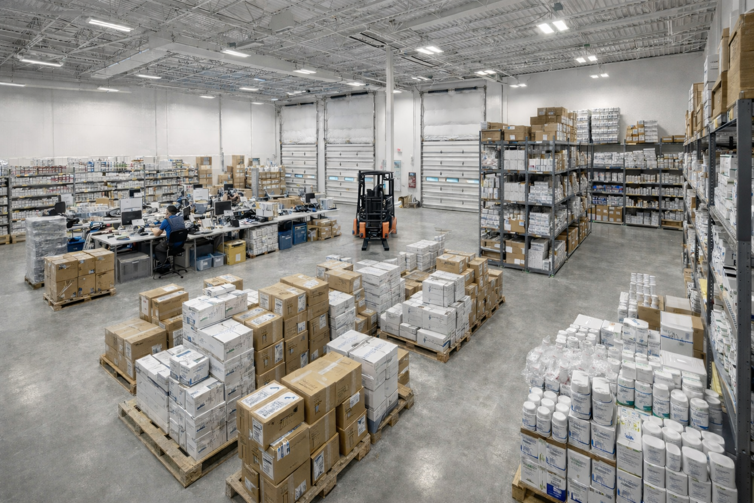 Our 6,000 sq ft warehouse is designed for secure storage and large scale outbound operations